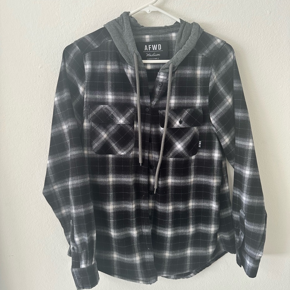 1 Medium Alpha Forward Flannel jacket